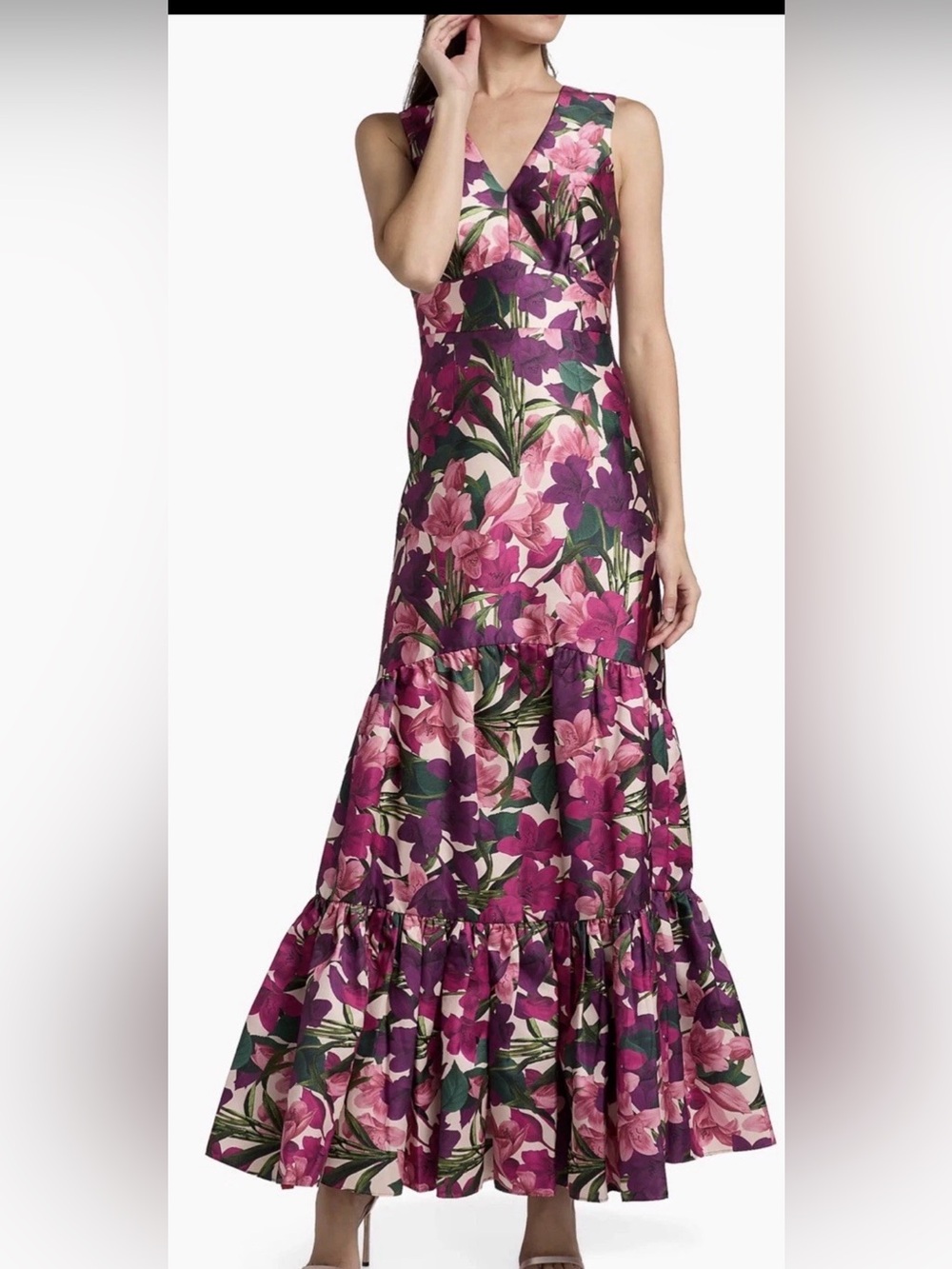 SACHIN BABI Rori Floral Sleeveless Mikado Size 4